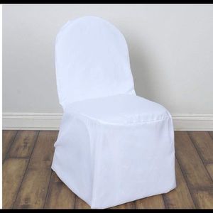 20 white banquet chair covers. @$1 per cover